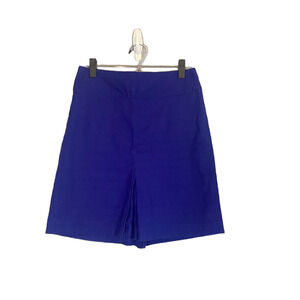 Banana Republic Women’s Blue Pleated Cotton Blend Skirt Size 4